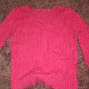 Pink sweater